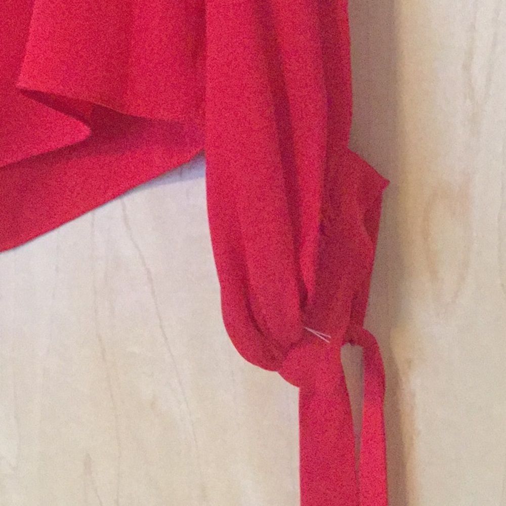 Milly Juliette Dramatic Bishop-Sleeve Stretch-Silk - Picture 4 of 8